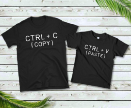 Vader & Kind bijpassend shirt CTRL *Set