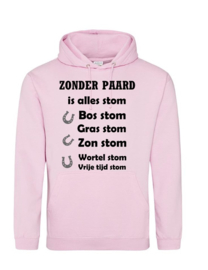 Hoodie (alles stom) Paard