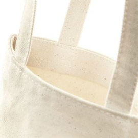 Fairtrade cotton bottle bag