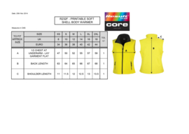 Softshell bodywarmer (Dames) *enkele maatjes