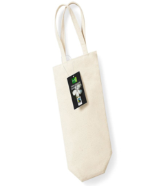 Fairtrade cotton bottle bag