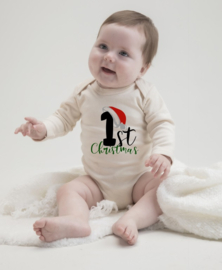 1e kerst longsleeve romper