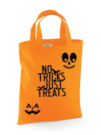 Halloween trick or treat tas 26x32.5cm  Div. prints