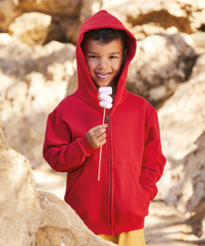 Classic kids hooded jacket Fruit of the loom