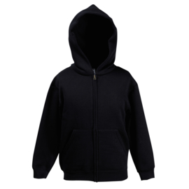 Classic kids hooded jacket Fruit of the loom