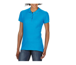 Women's softstyle double piqué polo