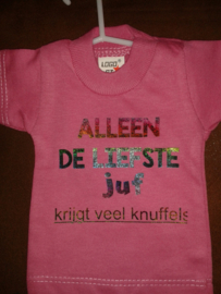 Mini shirt juf-meester Div. prints