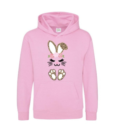 Hoodie Kindermaat #panter haasje