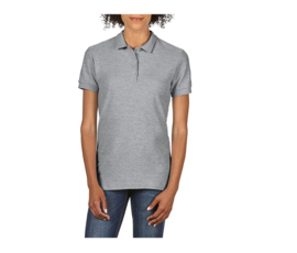 Women's softstyle double piqué polo