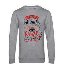 Grijze Kerst sweater