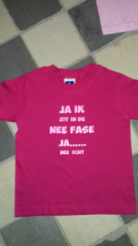 kinder t-shirt  NEE FASE