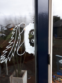 raamstickers gluur piet (statische raamfolie)