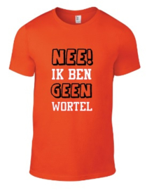 oranje shirt # NEE IK BEN GEEN WORTEL