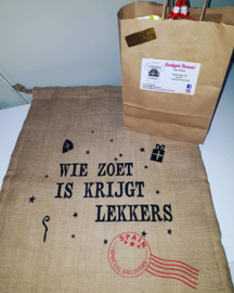 De zak van Sinterklaas met eigen naam