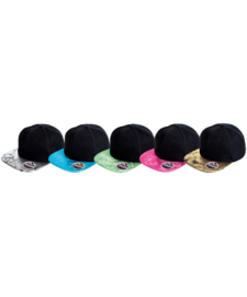 Bronx Glitter Flat Peak Snapback Cap