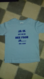 kinder t-shirt  NEE FASE