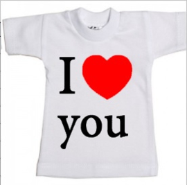 Valentijn mini shirtje