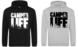 Hoodie met tekst "Camper life"