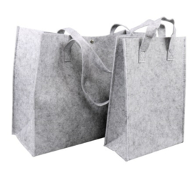 Vilten shopper 45x15x33cm