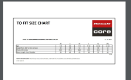 Core junior TX performance hooded softshell jas maat 146-152