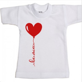 Valentijn mini shirtje