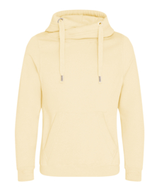 Cross neck hoodie