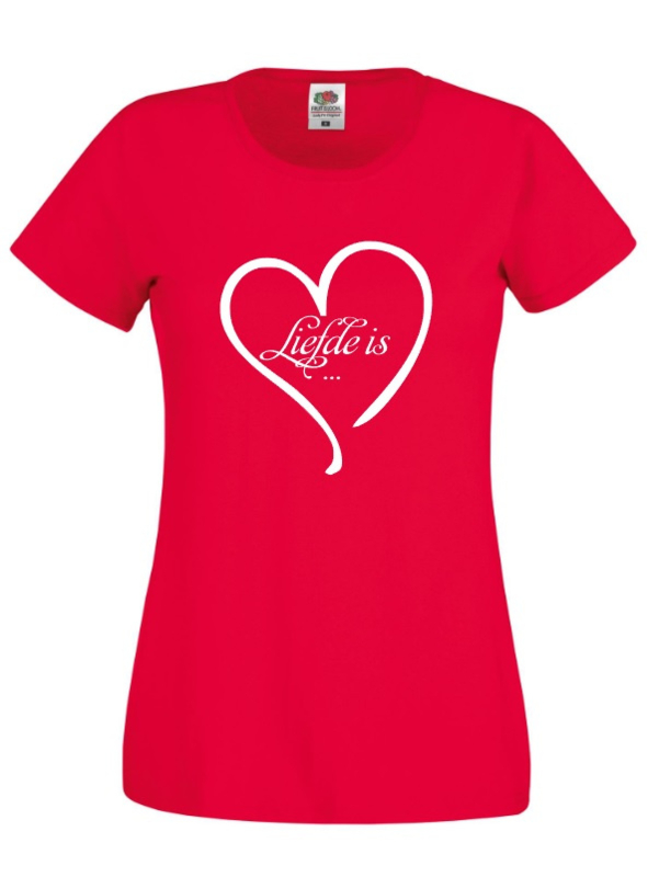 Dames shirt #Liefde is ....