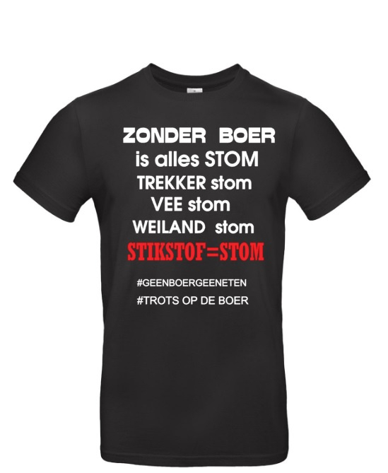 #trotsopdeboer #geenboergeeneten shirt