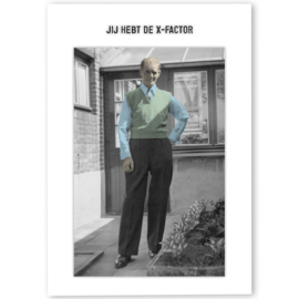 Kartoenfabriek Kaart Jij Hebt De X-Factor