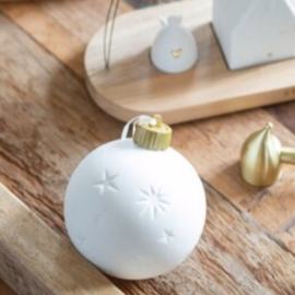 Räder Porselein Kerstbal Kerststal LED