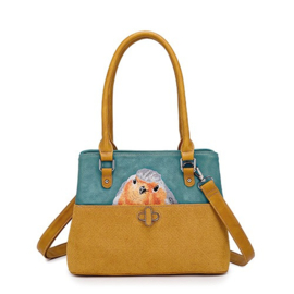 Hi-di-hi Tas Babbler Aqua Cognac