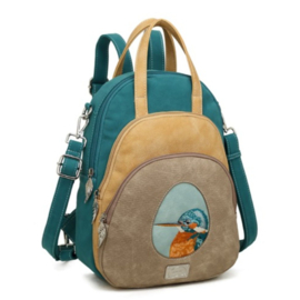 Hi-di-hi Tas Eggy Beige Peach Petrol