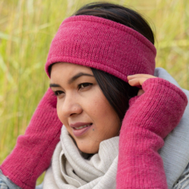 Sjaal Met Verhaal Haarband Cosy Fuchsia