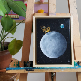 Streken Van Agnes Kaart Over The Moon