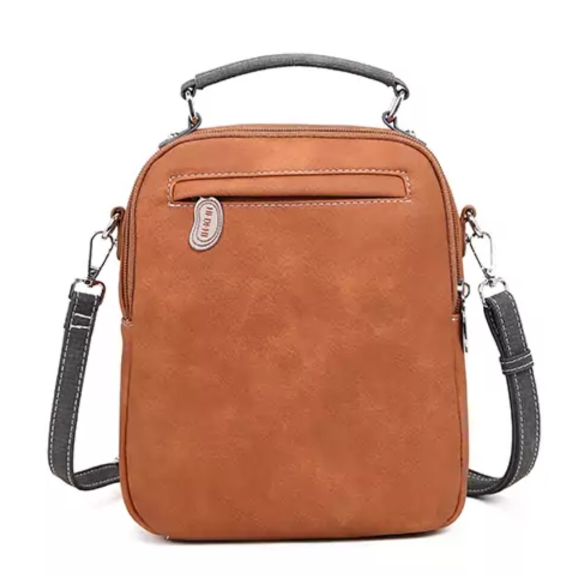 Hi-di-hi Tas Traveller Cognac Dark Green