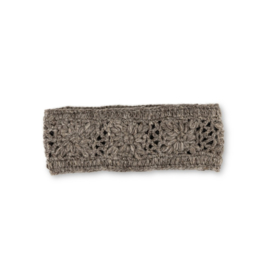 Sjaal Met Verhaal Haarband Granny Square Taupe