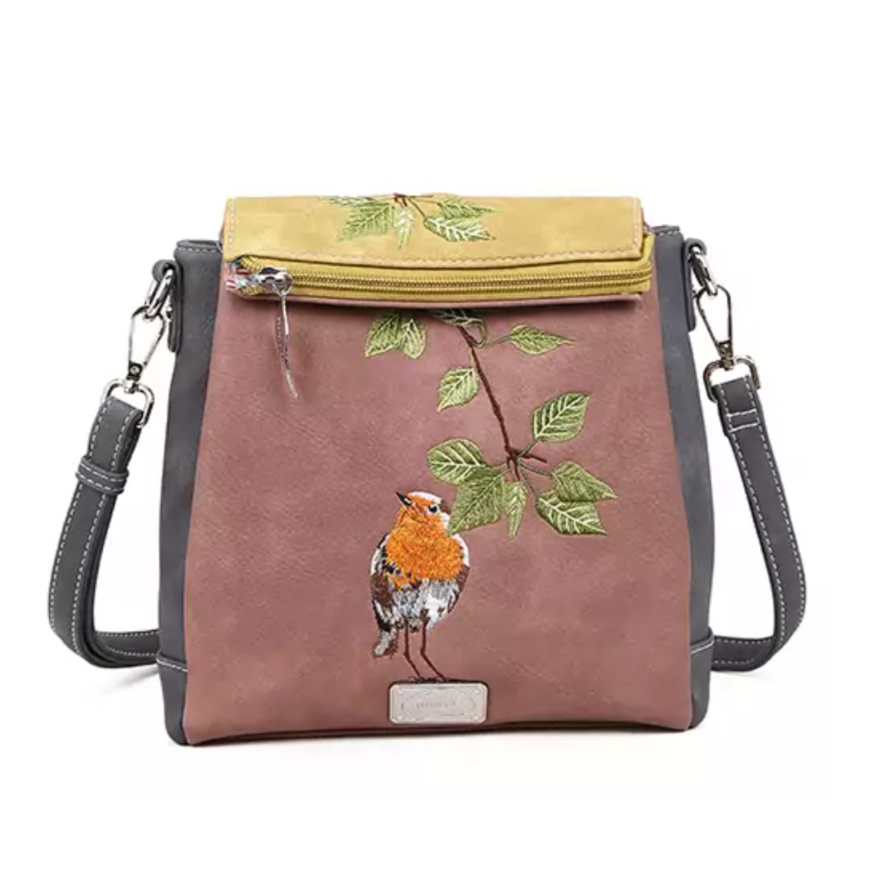 Hi-di-hi Tas Tweet Lilac Yellow Dark Grey