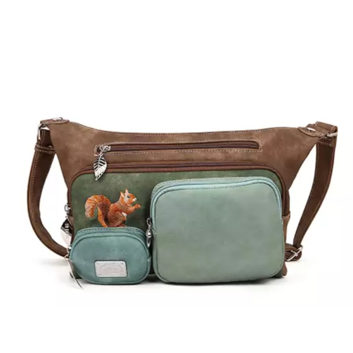 Hi-di-hi Tas Squirrel Dark Brown Multicolor