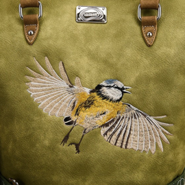 Hi-di-hi Tas Aves Olive Dark Green