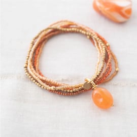 A Beautiful Story Armband Nirmala Carneool