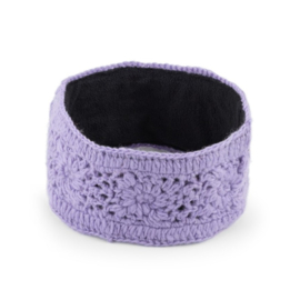 Sjaal Met Verhaal Haarband Granny Square Lila