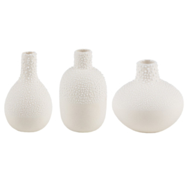 Räder Porselein Vaasjes Mini Pearl - set van 3