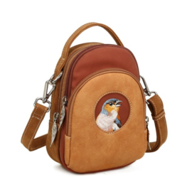 Hi-di-hi Tas Ditty Orange Red Cognac