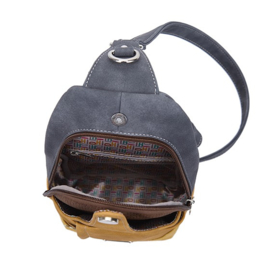 Hi-di-hi Tas Carol Dark Grey Ocher