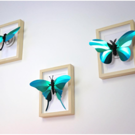 DIY 3D Swordtail Vlinder Carribean Green
