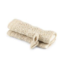 Sjaal Met Verhaal Handwarmers Granny Square Beige