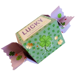 CuriosiTEAs Lucky Clovers Candy Wrap