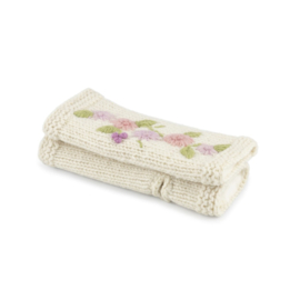 Sjaal Met Verhaal Handwarmers Flowers Crème