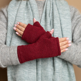 Sjaal Met Verhaal Handwarmers Cosy Bordeaux