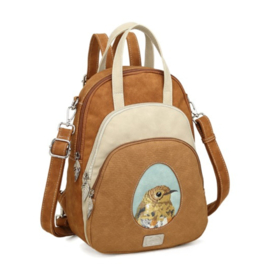 Hi-di-hi Tas Eggy Cognac Beige